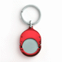 Porte-clés jeton attache metal publicitaire Rougerouge