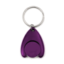 Porte-clés jeton attache métal Violetviolet