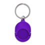 Porte-clés jeton attache plastique Violetviolet