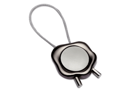 Porte-clés jeton de chariot reflects bordeaux gunm