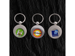 Porte-clés jeton imprimé
