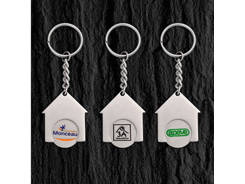 Porte-clés jeton maison