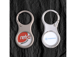 Porte-clés jeton publicitaire publicitaire