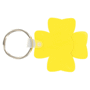 Porte-cles jeton trefle JauneJaune