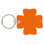 Porte-cles jeton trefle OrangeOrange