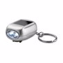 Porte clés lampe dynamo solaire Au choixSilver