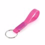 Porte clés lanière PVC RoseRose