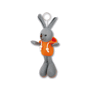 Porte-clés lapin réfléchissant Orangeorange