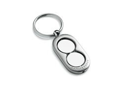 Porte-cles métal anniversaire