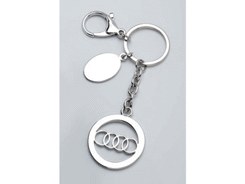 Porte-cles métal audi