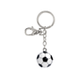 Porte-cles métal balle de football Au choixblanc/noir