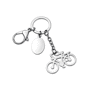 Porte-cles métal bicyclette Au choixargenté