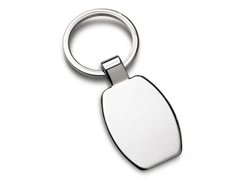 Porte-cles métal brillant