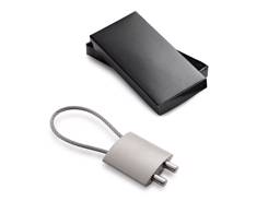 Porte-clés métal cable