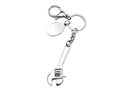 Porte-cles métal clef anglaise