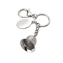 Porte-cles métal cloche Au choixargenté