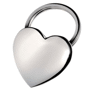 Porte-cles métal coeur Au choixargenté