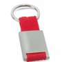 Porte clés métal et lanière RougeRouge