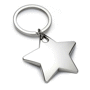 Porte-cles métal etoile Au choixargenté