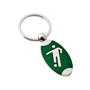 Porte-cles métal football vert Au choixargenté/vert