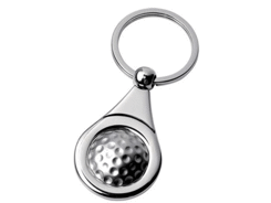Porte-cles métal golf