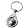 Porte-cles métal golf Au choixargenté