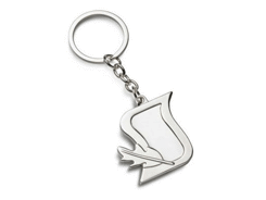 Porte-cles métal laurier