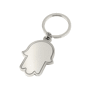 Porte-cles métal main Au choixargenté