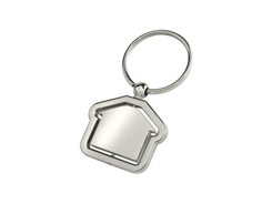 Porte-cles métal maisonnette tournante