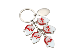 Porte-cles métal pere noel