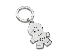 Porte-cles métal petit garcon