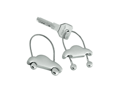 Porte-cles métal petite voiture