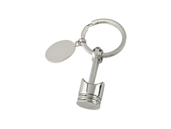 Porte-cles métal piston