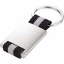 Porte clés métal polyester NoirNoir et gris