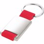 Porte clés métal polyester RougeRouge