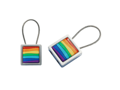 Porte-clés métal quadrastring dooming