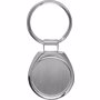 Porte clés métal rond Argentargenté