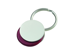 Porte-cles métal sandwich