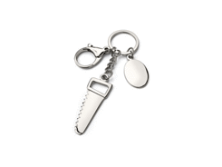 Porte-cles métal scie