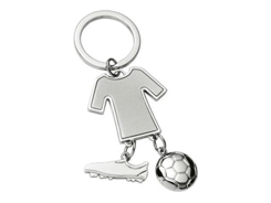 Porte-cles métal sport - football