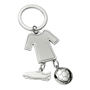 Porte-cles métal sport - football Au choixargenté