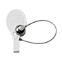 Porte-cles métal tennis cable Au choixargenté