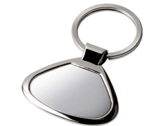 Porte-cles métal triangle