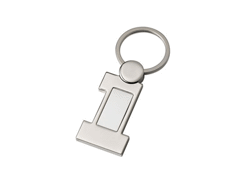 Porte-cles métal UN brillant