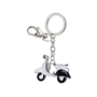 Porte-cles métal vespa Au choixargenté/noir