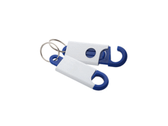 Porte-clés mousqueton plastique
