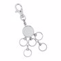 Porte clés multi anneaux Au choixSilver