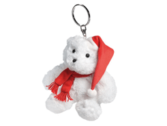 Porte clés ours en peluche christmas bear