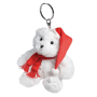 Porte clés ours en peluche christmas bear Au choixblanc/rouge