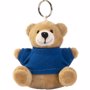 Porte-clés peluche avec T-shirt. Bleubleu cobalt